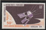 Taaf 1966 - Colonii franceze , Telecomunicatii , Lansarea satelitului francez D1 , serie o valoare dantelata , MNH ,Mi.35, Spatiu, Nestampilat