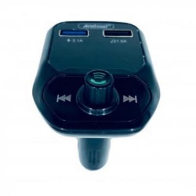 Modulator Bluetooth Masina, Transmitator FM, 3.1 A, Incarcator USB, ,Mp3 Player, Preluare Apeluri foto