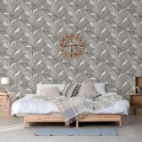 DUTCH WALLCOVERINGS Tapet Onyx, gri &icirc;nchis GartenMobel Dekor, vidaXL