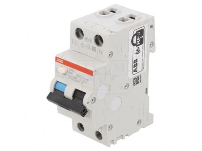&amp;Icirc;ntrerupător RCBO 16A 30mA 1P+N 230V IP20 foto