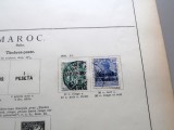 Lot 2 timbre clasice Maroc &ndash; Biroul Poștal German (Marokko) 1899&ndash;1900, ștampilate -A42