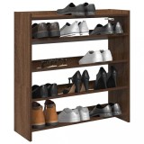 vidaXL Pantofar, Stejar maro, 80x25x81 cm, lemn prelucrat