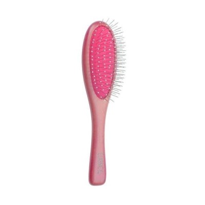 Perie pneumatica barber/frizerie/coafor cu peri metalici 40 - Sinelco foto