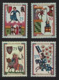 Liechtenstein 1963 - Minnesingers, Codex Manesse, serie neuzata