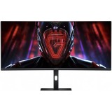 Monitor curbat gaming LED Xiaomi G34i, 34 WQHD, HDMI, 180Hz, AMD FreeSync Premium, Certificare TuV Low Blue Light,Vesa, Negru