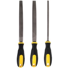 Set pile mixte, 200 mm, dantura mixta, maner bi-material 3 bucati, Topmaster, 360511