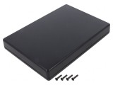 Carcasă universală ABS neagră IP40 125x175x25mm
