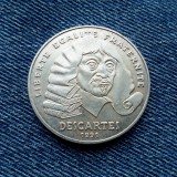 #49 Franta 100 Francs 1991 Descartes argint, Europa