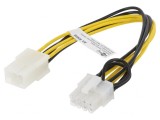 Cablu de Alimentare PCIe 6pin la 8pin 0.2m