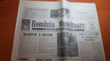 ziarul romania muncitoare 21 martie 1990-art. despre delta dunarii,foto mila 23
