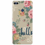 Husa silicon pentru Huawei Y9 2018, Cute Flower Phone