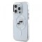 Husa MagSafe pentru Apple iPhone 16 Pro Max, Karl Lagerfeld, IML Metal Karl &amp; Choupette&#039;s Heads, Alba