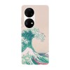 Husa compatibila cu Huawei Mate 40 model Kanagawa wave, Silicon, TPU, Viceversa, Transparent, Carcasa