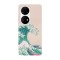 Husa compatibila cu Huawei Mate 40 model Kanagawa wave, Silicon, TPU, Viceversa