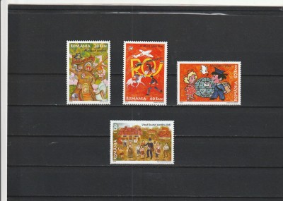 ROM&amp;Acirc;NIA 2005 LP 1692 INUNDAȚII II - IULIE 2005 MESAGERUL SPERANTEI SERIE MNH foto