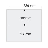 Folii Carti Postale pentru album Yokama-Maxi cu buzunare de 163 x 330 mm, SAFE