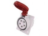 Conector Alimentare AC Trifazat 16A 400VAC IP44 Soclu Mamă