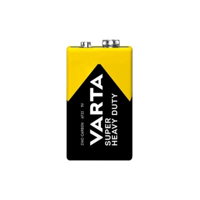 Baterie Varta 9V Super Heavy Duty 6F22 cu Zinc-Carbon 2022101301 foto