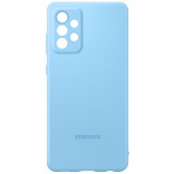 Husa Samsung EF-PA725TLEGWW silicon bleu pentru Samsung Galaxy A72 / A72 5G