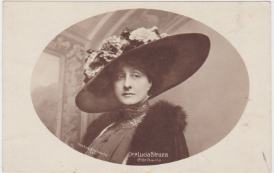 CP Lucia Struza Sturdza Foto Lux Piata Teatrului ND(1905) foto