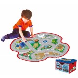 Cumpara ieftin Covoras de Joaca 2 in 1 cu doua fete si cutie de depozitare Big City, Oem