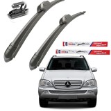 Cumpara ieftin Stergatoare Mercedes-Benz ML W163 (1997&ndash;2005) TeamCar&reg; Flat &ndash; Set fata