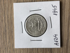 A124 QUARTER DOLLAR 1945 foto