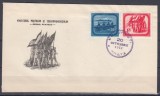 ROMANIA 1952 LP 332 CULTURA FIZICA SI SPORT SERIE/PLIC PRIMA ZI A EMISIUNII, Stampilat