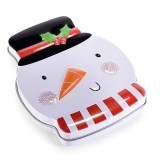 Cutie Craciun Om de Zapada metal multicolor cm 10 x 12,5 x 2 H