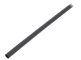 Manșon Termocontractabil cu Adeziv 4:1 8mm 1.2m Negru