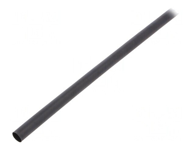 Manșon Termocontractabil cu Adeziv 4:1 8mm 1.2m Negru