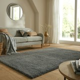 Cumpara ieftin Covor Feather Soft CHARCOAL 80X150 cm, Flair Rugs