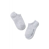 Șosete Scurte (Anclets) din Bumbac, Active Model 000 - Gri Deschis, 27-29 (18)