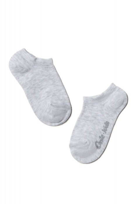 Șosete Scurte (Anclets) din Bumbac, Active Model 000 - Gri Deschis, 24-26 (16)