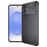 Husa Samsung Galaxy S25 Techsuit CarbonFiber, negru