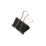 Clipsuri metalice 41 mm negru 12 buc