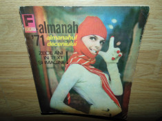 ALMANAH FLACARA ANUL 1971 foto