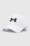 Under Armour sapca culoarea alb, cu imprimeu