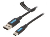 Cablu USB 2.0 A la Mini B 0.25m, Vention