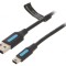 Cablu USB 2.0 A la Mini B 0.25m