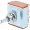 Intrerupator basculant, 3 pozitii, mod comutare ON-OFF-ON, 4PDT, NKK SWITCHES - S43