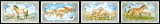 Mongolia 1986 - Seria Completă Calul Sălbatic Mongol / Calul Przewalski (Equus przewalskii / Takhi) 4 Valori x 50 Mung MNH -MNG1