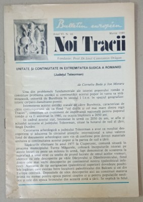 NOI TRACII , REVISTA FONDATA DE JOSIF CONSTANTIN DRAGAN , NR.66 , 1980 foto