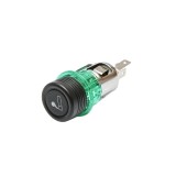 Priza bricheta auto universala fi28, 12/24V 10A, cu lumina verde