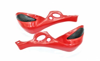 Set 2 protectii maini, prindere pentru ghidon 22mm, culoare rosu Cod Produs: MX_NEW PF 26 700 0011ML foto