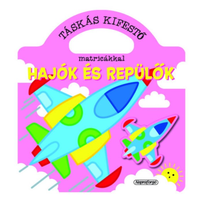 T&aacute;sk&aacute;s kifestő matric&aacute;kkal - Haj&oacute;k &eacute;s rep&uuml;lők