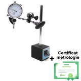 Trusa cu ceas comparator si suport magnetic cu metrologie, SelTech
