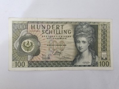Austria 100 Schilling 1969 foto