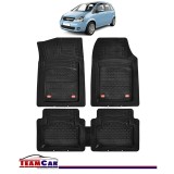 Covorase Auto TeamCar&reg; Tip Tavita Compatibile Opel Meriva A (2003-2010) Negru Material Rezistent, Cauciuc