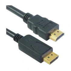 Cablu Mcab DisplayPort - HDMI 2m Black foto